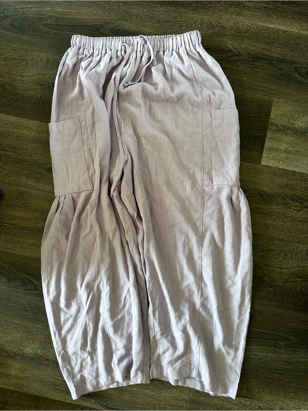 Women's Lilac Balloon-Leg Jumpsuit Pants